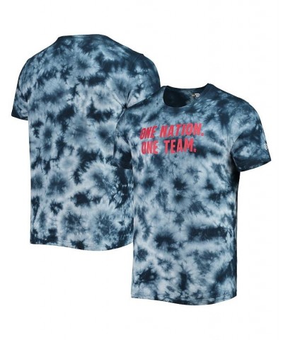Men's by New Era Navy USMNT Soccer Tie-Dye T-shirt $15.91 T-Shirts