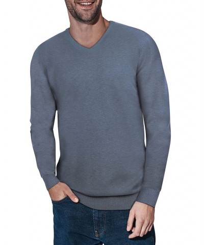 Men's Basic V-Neck Pullover Midweight Sweater CharcoalGray $21.15 Sweaters