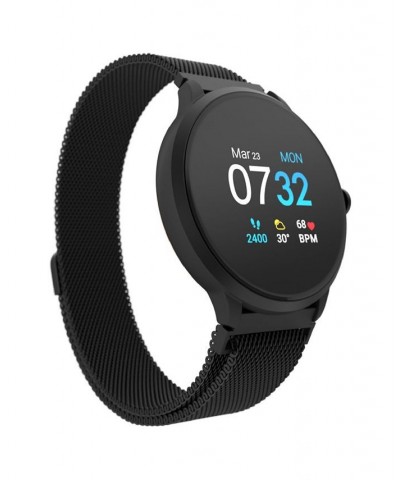Sport 3 Unisex Touchscreen Smartwatch: Black Case with Black Mesh Strap 45mm Black $39.20 Watches