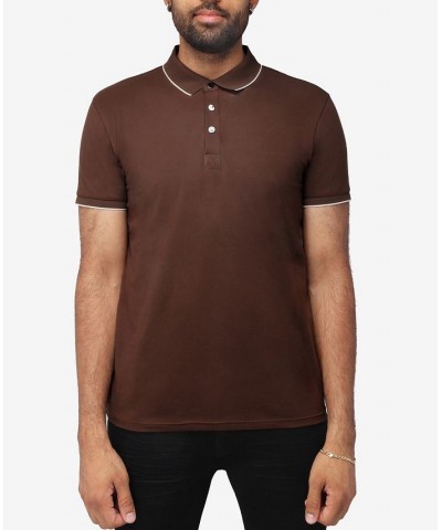 Men's Basic Comfort Tipped Polo Shirt PD05 $23.10 Polo Shirts