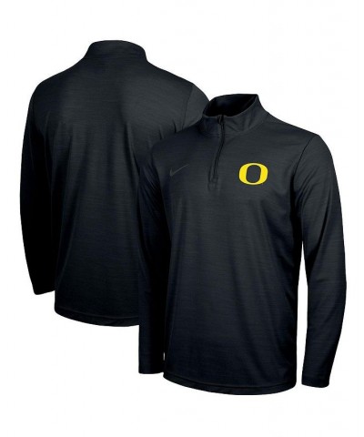 Men's Black Oregon Ducks Big and Tall Primary Logo Intensity Performance Quarter-Zip Jacket $34.31 Jackets