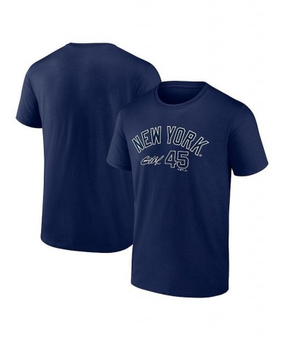 Men's Branded Gerrit Cole Navy New York Yankees Player Name and Number T-shirt $17.10 T-Shirts
