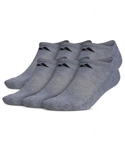 Men's Cushioned Athletic 6-Pack No Show Socks Gray $11.65 Socks