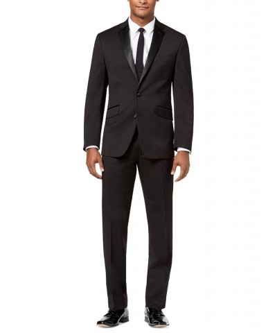 Men's Slim-Fit Ready Flex Tuxedo Suit Black $54.60 Suits