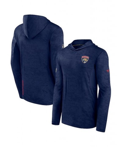 Men's Branded Navy Florida Panthers Authentic Pro Rink Camo Pullover Hoodie $30.36 Sweatshirt