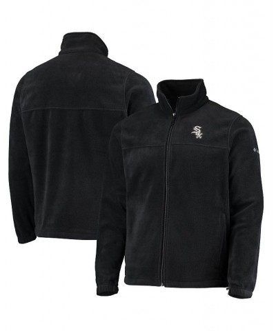 Men's Black Chicago White Sox Full-Zip Flanker Jacket $50.99 Jackets