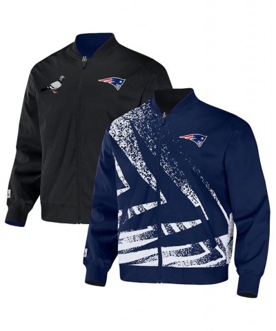 Men's NFL X Staple Navy New England Patriots Embroidered Reversable Nylon Jacket $39.95 Jackets