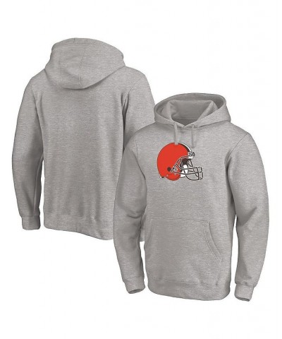 Men's Branded Heathered Gray Cleveland Browns Team Big and Tall Primary Logo Pullover Hoodie $43.34 Sweatshirt