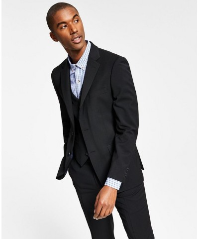 Men's Modern-Fit TH Flex Stretch Solid Suit Jacket Black $66.00 Suits