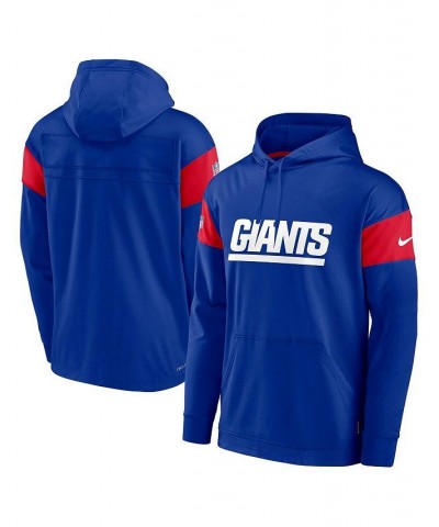 Men's Royal New York Giants Sideline Arch Jersey Performance Pullover Hoodie $46.74 Sweatshirt