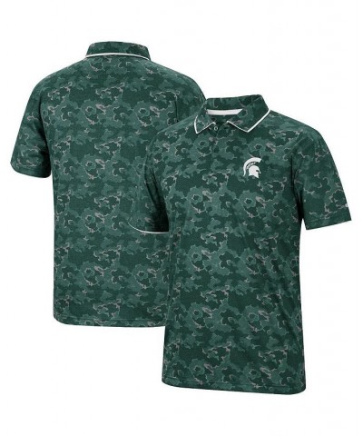 Men's Green Michigan State Spartans Speedman Polo Shirt $27.50 Polo Shirts