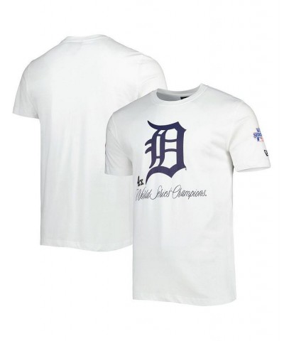 Men's White Detroit Tigers Historical Championship T-shirt $23.00 T-Shirts
