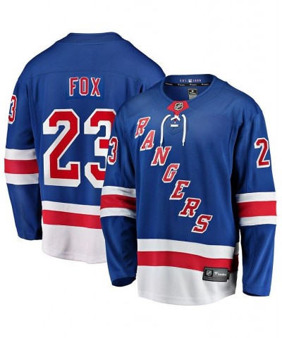 Men's Adam Fox Blue New York Rangers Home Premier Breakaway Player Jersey $60.63 Jersey