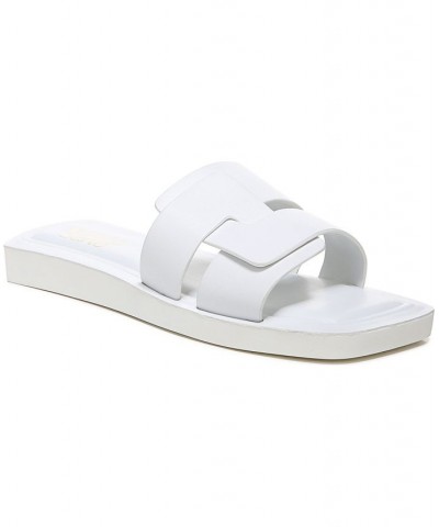 Capri-Slide Sandals White $34.00 Shoes