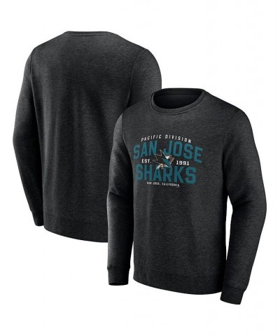 Men's Branded Black San Jose Sharks Classic Move Pullover Sweatshirt $29.28 Sweatshirt