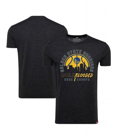 Men's Black Golden State Warriors 2022 NBA Finals Champions Comfy Tri-Blend T-shirt $25.64 T-Shirts