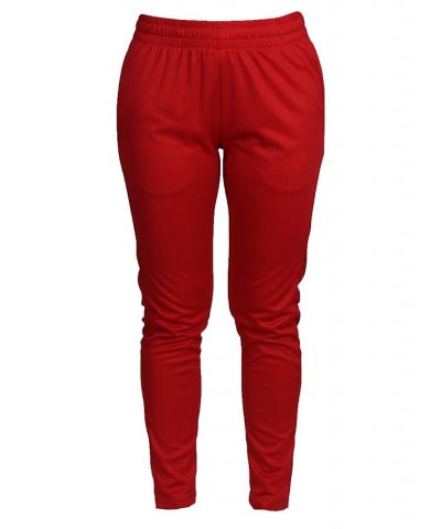 Men's Dry Fit Moisture Wicking Performance Active Pants Red $18.36 Pants