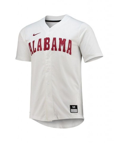 Men's White Alabama Crimson Tide Replica Baseball Jersey $42.00 Jersey