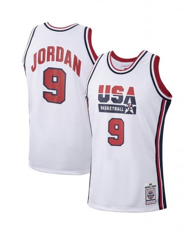 Men's Michael Jordan White USA Basketball Authentic 1992 Jersey $139.50 Jersey
