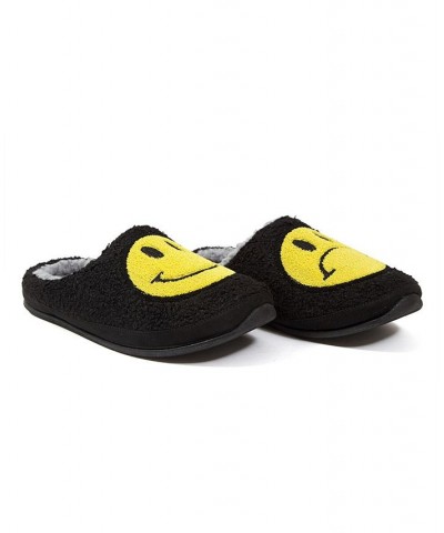 Men's Slipperooz Wink S.U.P.R.O Sock Cushioned Indoor Outdoor Clog Slipper Black $28.49 Shoes