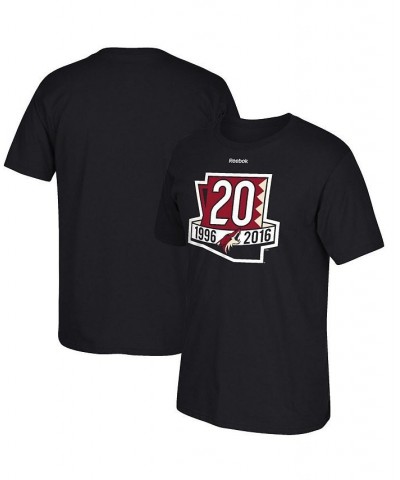 Men's Black Arizona Coyotes 20th Anniversary T-shirt $12.60 T-Shirts
