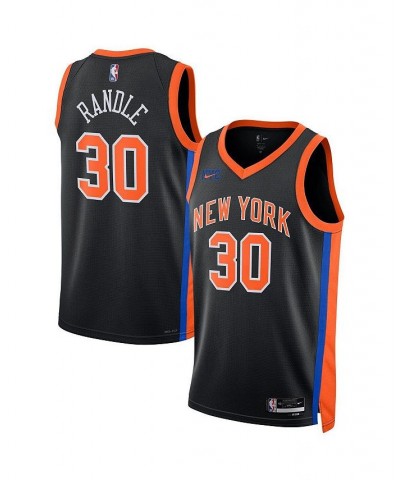 Men's and Women's Julius Randle Black New York Knicks 2022/23 City Edition Swingman Jersey $45.50 Jersey