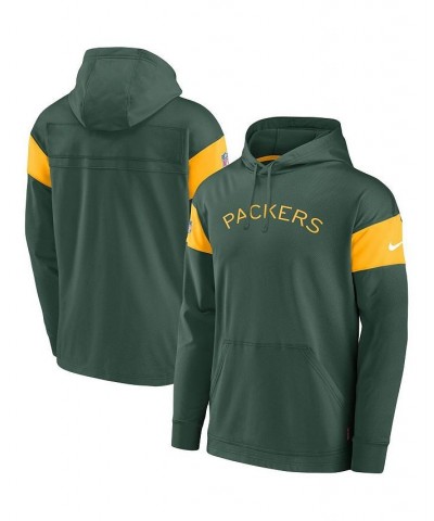 Men's Green Green Bay Packers Sideline Arch Jersey Performance Pullover Hoodie $44.19 Sweatshirt