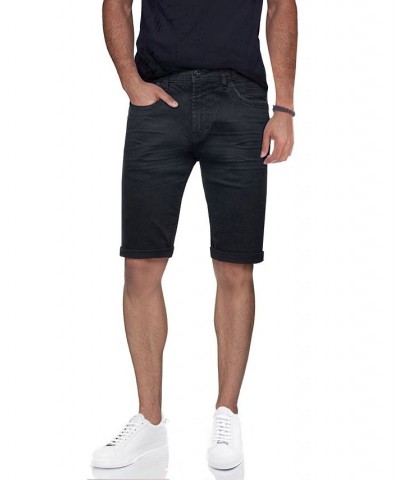 Men's Cultura Roll Up Denim Shorts Black $25.52 Shorts