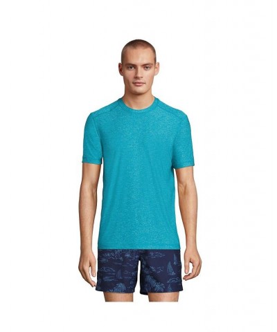 Men's Tall Short Sleeve UPF 50 Swim Tee Rash Guard PD01 $21.48 Swimsuits