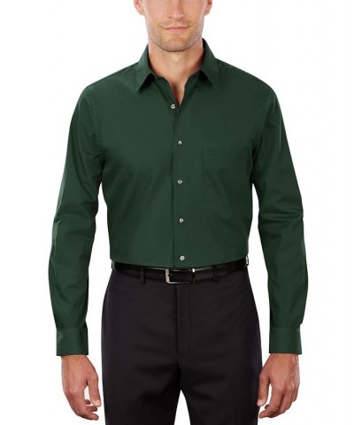 Men's Classic-Fit Poplin Dress Shirt Green $17.21 Dress Shirts