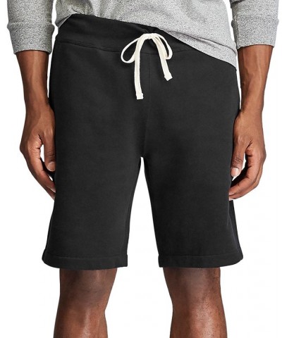 Men's 9.5" Cotton-Blend-Fleece Shorts Black $37.98 Shorts