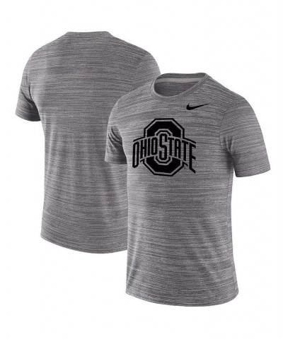 Men's Charcoal Ohio State Buckeyes Big and Tall Performance Velocity Space Dye T-shirt $32.44 T-Shirts